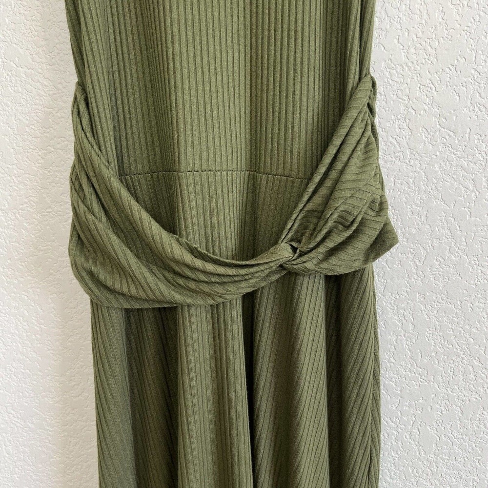 Anthropologie Kingsolver Racerback Ribbed Midi Dress - Picture 6 of 10